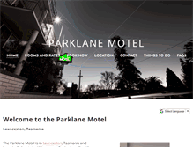 Tablet Screenshot of parklanelaunceston.com.au